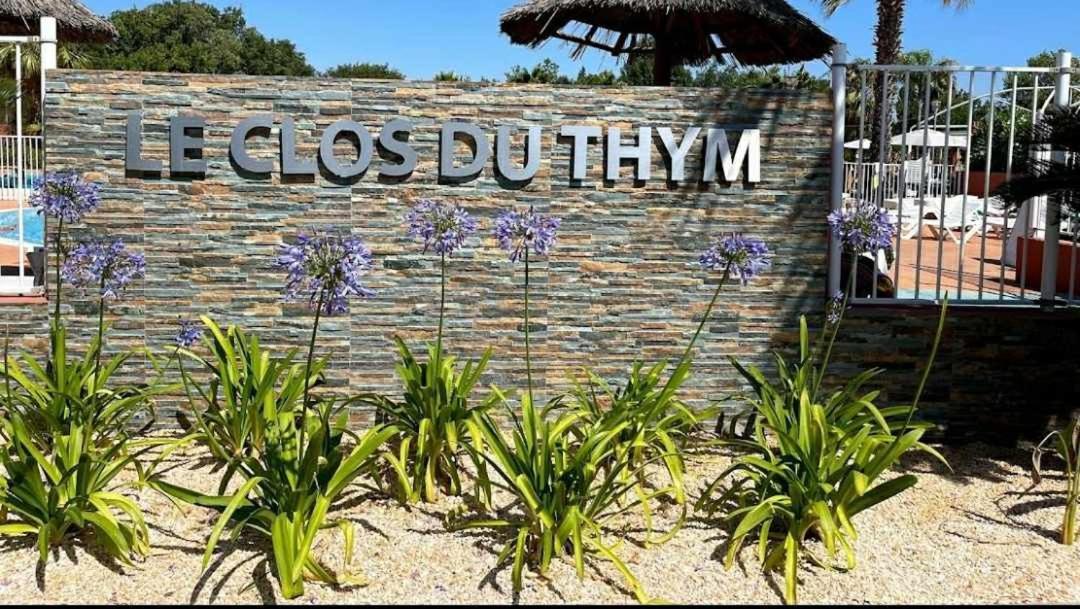 Camping Le Clos Du Thym - أرجيليه- سور- مير المظهر الخارجي الصورة